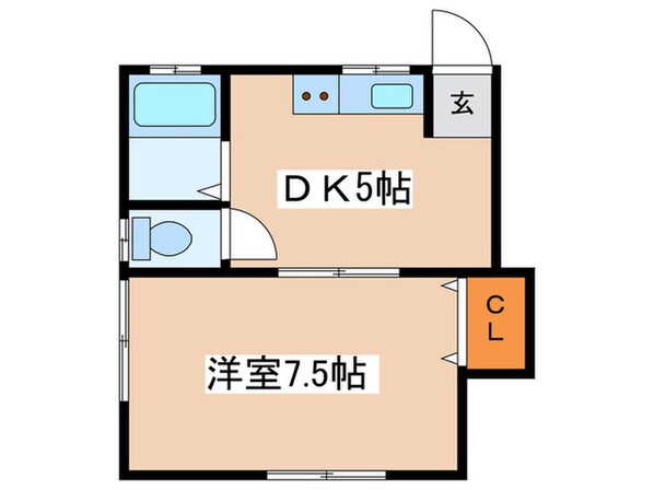 ハイム・ミドリの物件間取画像